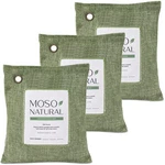 Moso Natural Air Purifying Bag 200G (3 Pack). Odor Eliminator For Car Closet Pet. Fixed Price $31.95.
