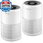 Airtok 2 Pack Purifier For Home Bedroom H13 True Hepa Filter Smoke. Fixed Price $98.87.
