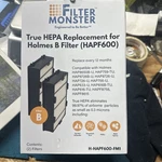 2 In Orig Box Monster New Hepa Replacement For Holmes Filters HAPF600. Fixed Price $23.99.