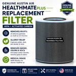 Austin Air Healthmate Plus Replacement Filter Hepa Carbon Allergy Smoke Voc. Fixed Price $422.74.