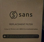 Sans SAPAF01 Three Stage Hepa 13 Carbon Activated Air Filter For Purifier. Fixed Price $22.00.