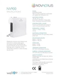 Novaerus NV900-US09031 Electrostatic Air Cleaner. Fixed Price $1650.00.