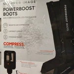Open Box Sharper Image Leg Air Compressor Electric Massage Body Wrap. Fixed Price $212.49.
