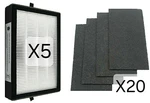 (5 & 20 Carbon) Filters For Germguardian AC4100 AC4150 FLT4100 FLT11CB4. Fixed Price $49.97.