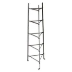 Cookware Stand Handcrafted 5-TIER Gourmet Gray Hammered Steel (unassembled). Fixed Price $252.99.