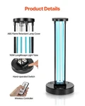 Light, 36W Ultraviolet Lamp With Ozone Purifier, Uvc 30/60/120 Min. Fixed Price $55.22.
