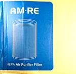Am-re Hepa Air Purifier Medical Grade H13 2 Filters. Fixed Price $25.99.