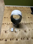 Dyson AM10 Humidifier Fan White Silver With Power Cord And Remote. Fixed Price $100.00.