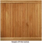 Wainscot Paneling Red Solid Oak Tongue And Groove House Of Fara 8 Lin. Ft.. Fixed Price $265.44.