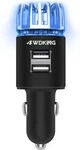 Car Air Purifier Ionizer, 12V Plug-in Freshener Gadgets With Dual Black. Fixed Price $36.49.