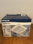 Broan Ventilation Fan Model 683, 80 Cfm, 2.5 Sones Bathroom Exhaust Open Box New. Fixed Price $69.99.