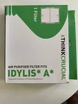 Think Crucial Idylis Hepa Air Purifier And Carbon Filter Set. Fixed Price $22.99.