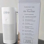 Enrichment Purezone Mini White Air Purifier Hepa Carbon Rechargeable. Fixed Price $29.99.
