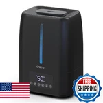 Chooone 6L Top Fill Ultrasonic Humidifier - Cool And Warm Mist For Bedroom, Baby. Fixed Price $61.45.