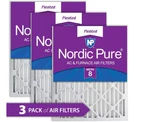 Nordic Pure 10" X 20" 2" Dust Reduction Pleated Merv 8 Air Filter (3-PACK). Fixed Price $39.00.