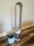 Dyson Purifying Fan (white + Grey) With 2 New Air Filters Remote. Fixed Price $250.00.