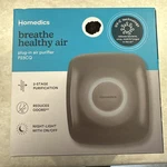 Homedics Plug In Air Purifier Nightlight White Plastic Uv-c Technology P23CQ Nib. Fixed Price $26.99.
