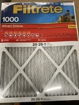Filtrete 20X25X1 Air Filter Mpr 1000 Merv 11 Micro Allergen Defense 3M 2PK. Fixed Price $33.11.