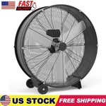 Commercial High Velocity Industrial 30 Inch Drum Fan 3SPEED Adjustable Floor. Fixed Price $157.33.