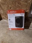 Lasko - 200 Myheat Mini Personal Ceramic Space Heater Black. Fixed Price $20.00.