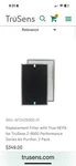 Trusense Air Purifier Z7000 Filter. Fixed Price $250.00.