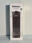 Holmes Oscillating 3-SPEED Mini Tower Fan Digital Clock Black New-tested-works. Fixed Price $50.00.