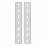 Trux Peterbilt 389 Premium Front Air Cleaner Light Bar W/14 Slotted Holes. Fixed Price $442.88.