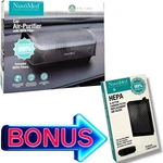 Nuvomed Car Air Purifier True Hepa 12V Plug Portable Odor Remover Bonus Filter. Fixed Price $38.39.