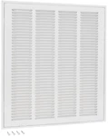 *dmg Ez Flo 16X20 Wall Ceiling Return Air Filter Grille White Holds 1". Fixed Price $44.99.