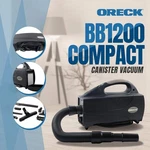 Oreck Compact Canister Vacuum-handheld Cleaner & Blower BB1200DB *new*. Fixed Price $129.88.