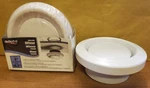Deflect-o TFG4 4" Diameter Adj. Diffuser 2 (1 Incomplete) New Old Stock. Fixed Price $12.95.