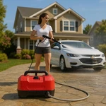 1800 Psi 1.2 Gpm Electric Jet Cleaner Car Wash System, 13A Motor, Portable Auto. Fixed Price $199.95.