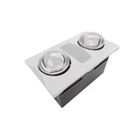 2-BULB 80 Cfm Ceiling Bathroom Exhaust Fan With Light And Two 270-WATT Infrared. Fixed Price $279.99.