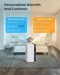 Large Room, Mifasol Cool And Warm Mist Humidifiers For Bedroom 20L/5. Fixed Price $84.08.