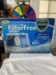 Vicks Filter Free Cool Mist Humidifier Soothing Vapors Works Tested Soft Light. Fixed Price $18.99.