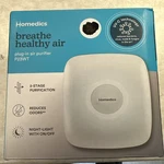 Homedics Plug In Air Purifier Nightlight White Plastic Uv-c Technology P23WT Nib. Fixed Price $26.99.