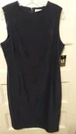 Nwts Secret Ladies Size 16 Navy Blue Sleeveless Shift Dress Australia. Fixed Price $19.99.