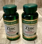 Nature Bounty Zinc 50MG Immune System Antioxidant Health Exp 2029 Sealed. Fixed Price $8.00.