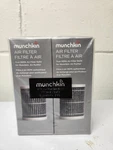 Munchkin Portable Air Purifier True-hepa Carbon Filter Refill 2 Pack New. Fixed Price $22.89.