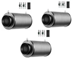 Vivosun 4" 6" 8" Black Air Carbon Filter Virgin Charcoal For Inline Fan. Fixed Price $36.79.