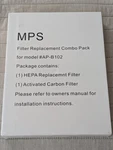 2PCS Air Purifier Filters Kit Alexapure Breeze AP-B102 Hepa/carbon Combo. Fixed Price $45.00.