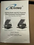 Iliving Hybrid Solar & Roof Exhaust Fan/ventilator Black Metal ILG8SF301 Home. Fixed Price $250.00.