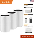 3-IN-1 Hepa Filters Set For Blueair Pure 411 99.97% Particle Removal. Fixed Price $61.99.