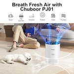 Chuboor Air Purifiers Large Rooms Up To 1200FT H13 True Hepa - Silver White. Fixed Price $83.41.