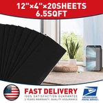 20SHEETS 4"X12" Room Odor Remover Carbon Pad Filter Air Purifier Charcoal. Fixed Price $12.99.