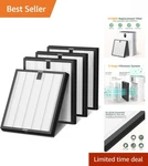 Enhanced 3-IN-1 Hepa Filters With Carbon Layer, Fits Morento & Westhey Purifiers. Fixed Price $47.99.