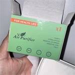 Portable Ionizer Air Purifier White/green Usb Touch Bluetooth Dust Sensor Alexa. Fixed Price $12.25.