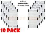 Pack Hepa + Carbon Filters For Idylis IAP-10-200 IAP-10-280, Part IAF-H-100. Fixed Price $82.99.