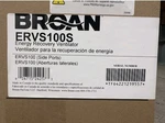 Broan-nutone ERVS100S Energy Recovery Ventilator 105CFM With Humidity Sensor. Fixed Price $649.99.