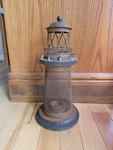 Rusticnautical Lighthouse Tea Candle Holder Wire Metal Wood Beach Lake See. Fixed Price $40.00.